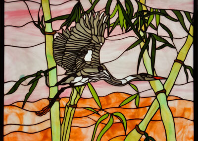 Heron in the Bamboo – $1,500.00