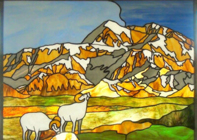 Mt. McKinley & Long Horn Sheep – $950