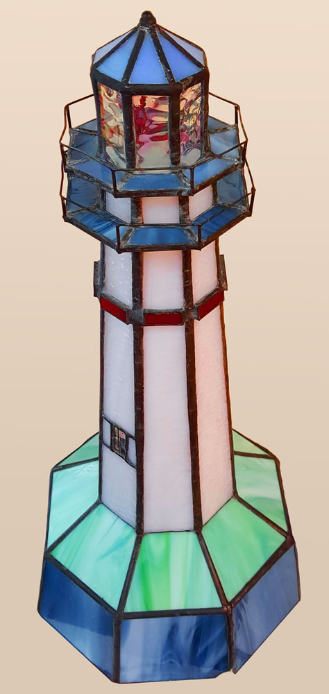 Three Dimensional Light House Lamp