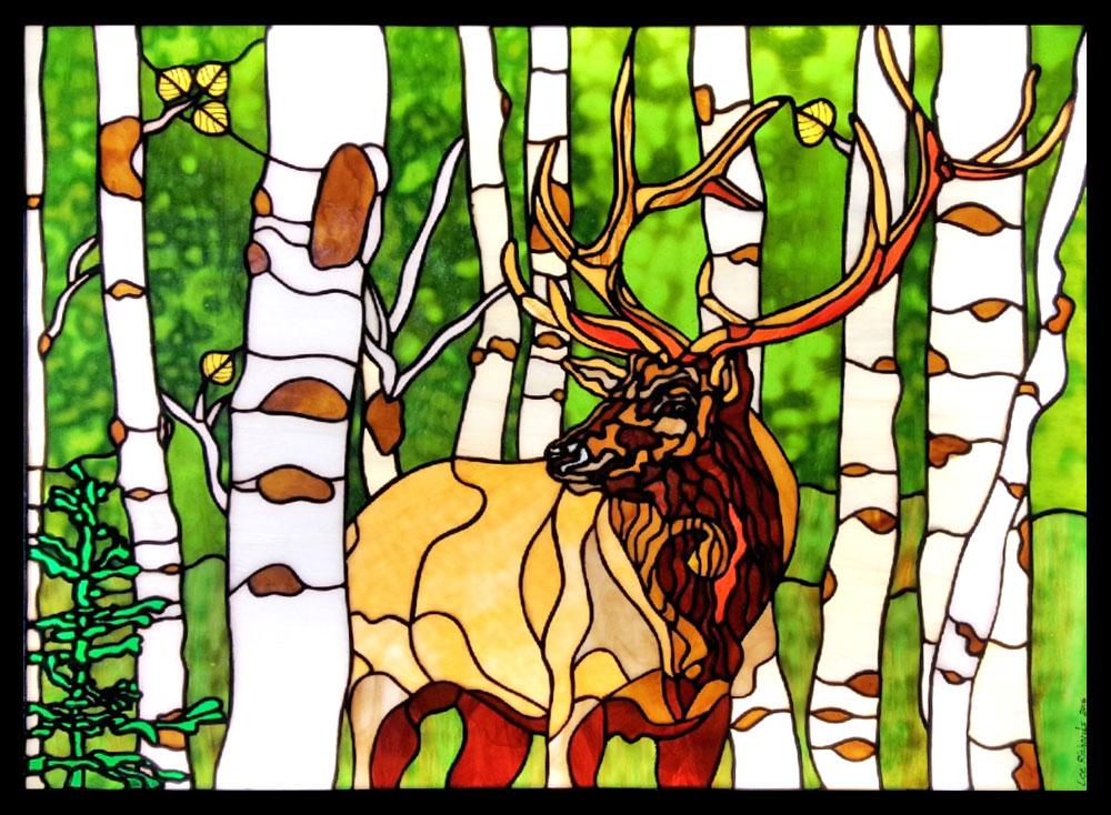 Wapiti in the Aspens